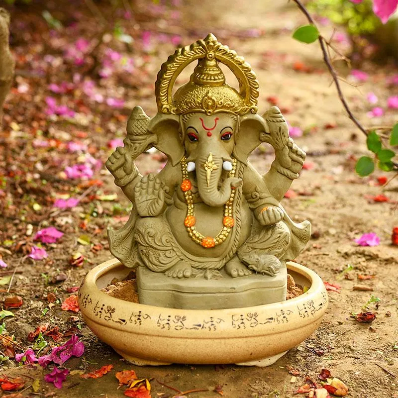 1 FEET Manomay Eco-Friendly Ganpati | Plant-A-Ganesha