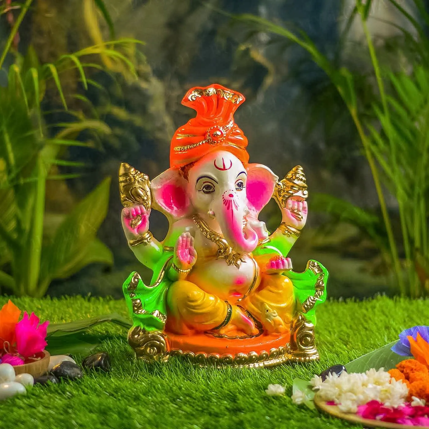 1.2FEET Lambodaram Eco-Friendly Ganpati | Plant-A-Ganesha