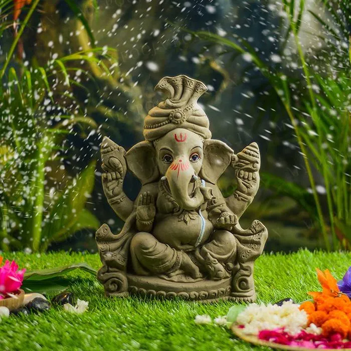 1.2FEET Lambodaram Eco-Friendly Ganpati | Plant-A-Ganesha