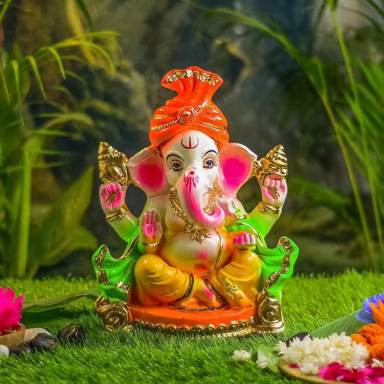 1.2FEET Lambodaram Eco-Friendly Ganpati | Plant-A-Ganesha