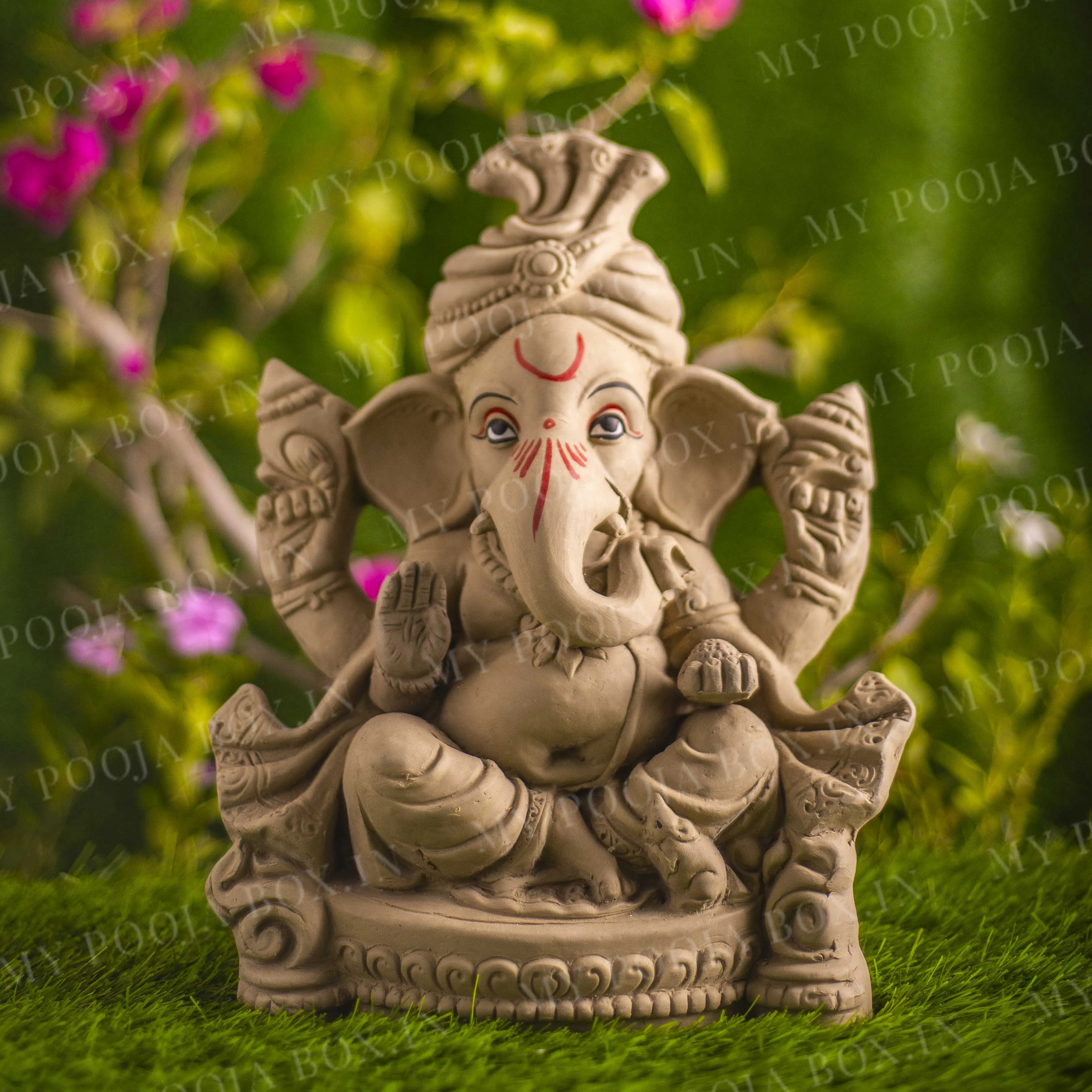 1.2FEET Lambodaram Eco-Friendly Ganpati | Plant-A-Ganesha