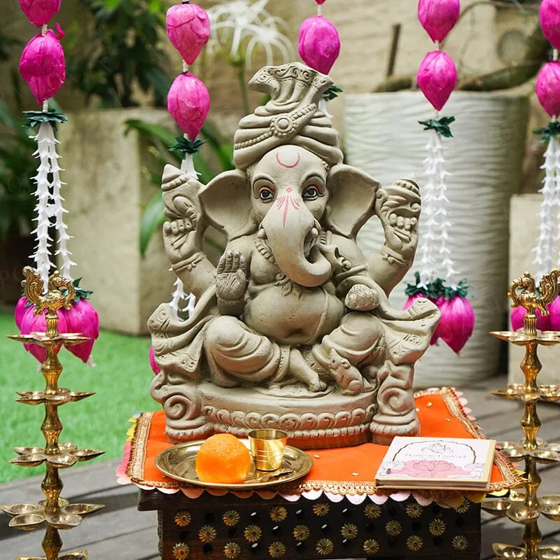 1.2FEET Lambodaram Eco-Friendly Ganpati | Plant-A-Ganesha