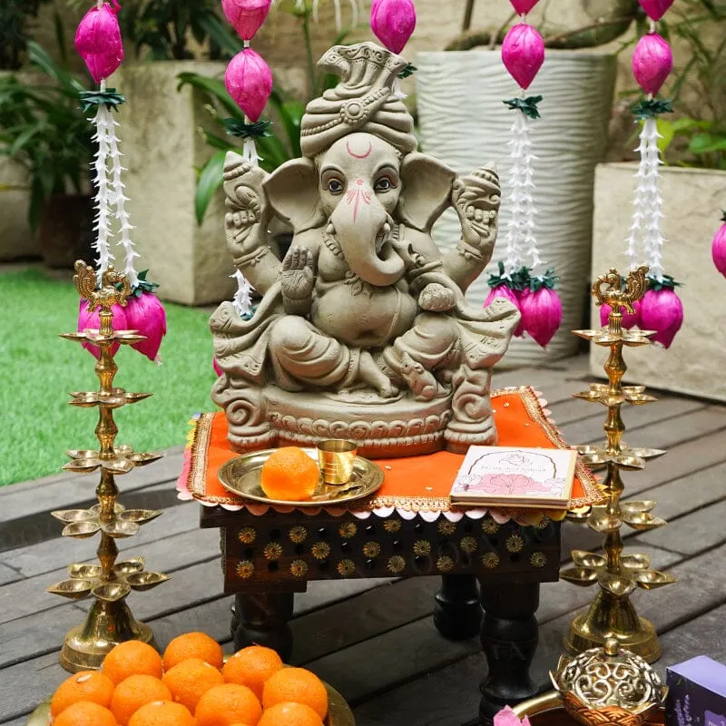 1.2FEET Lambodaram Eco-Friendly Ganpati | Plant-A-Ganesha