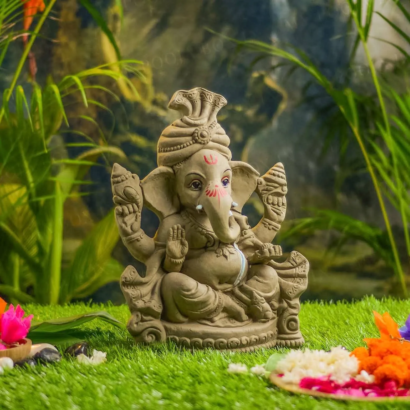 1.2FEET Lambodaram Eco-Friendly Ganpati | Plant-A-Ganesha