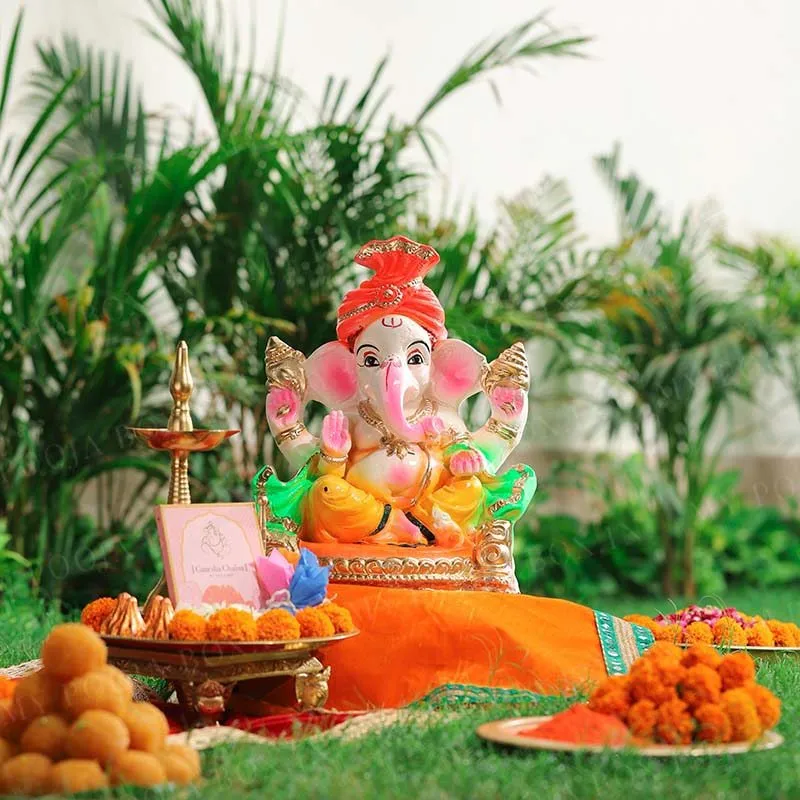 1.2FEET Lambodaram Eco-Friendly Ganpati | Plant-A-Ganesha