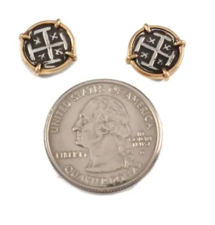 1/2" REPLICA ATOCHA STUD EARRINGS - ITEM #30823