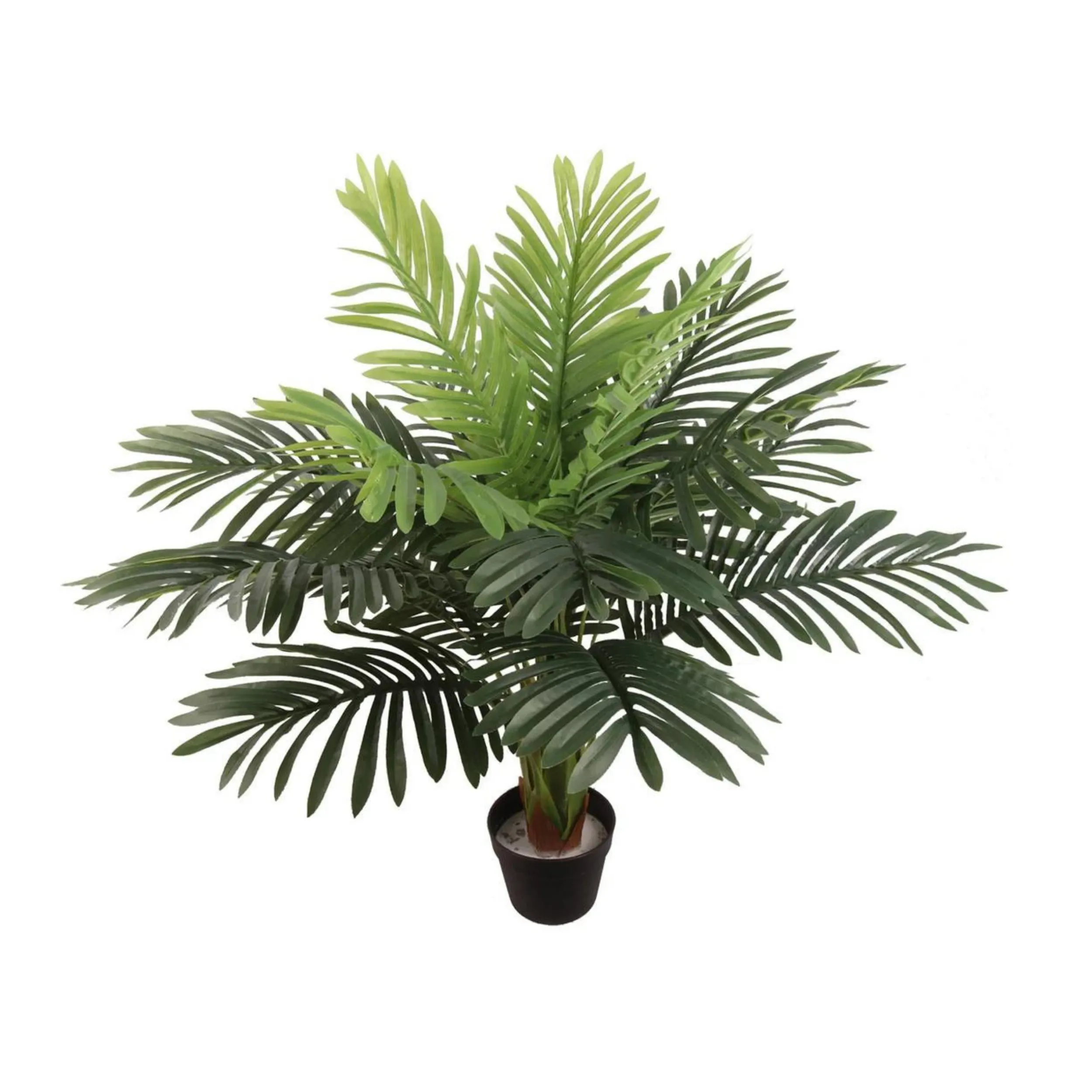 36" Fan Palm Bush in Black Pot (18LVS)