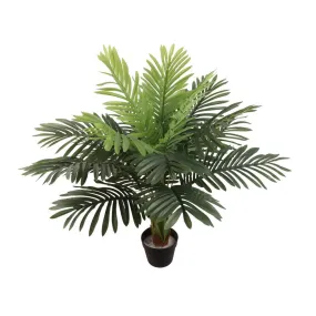 36" Fan Palm Bush in Black Pot (18LVS)