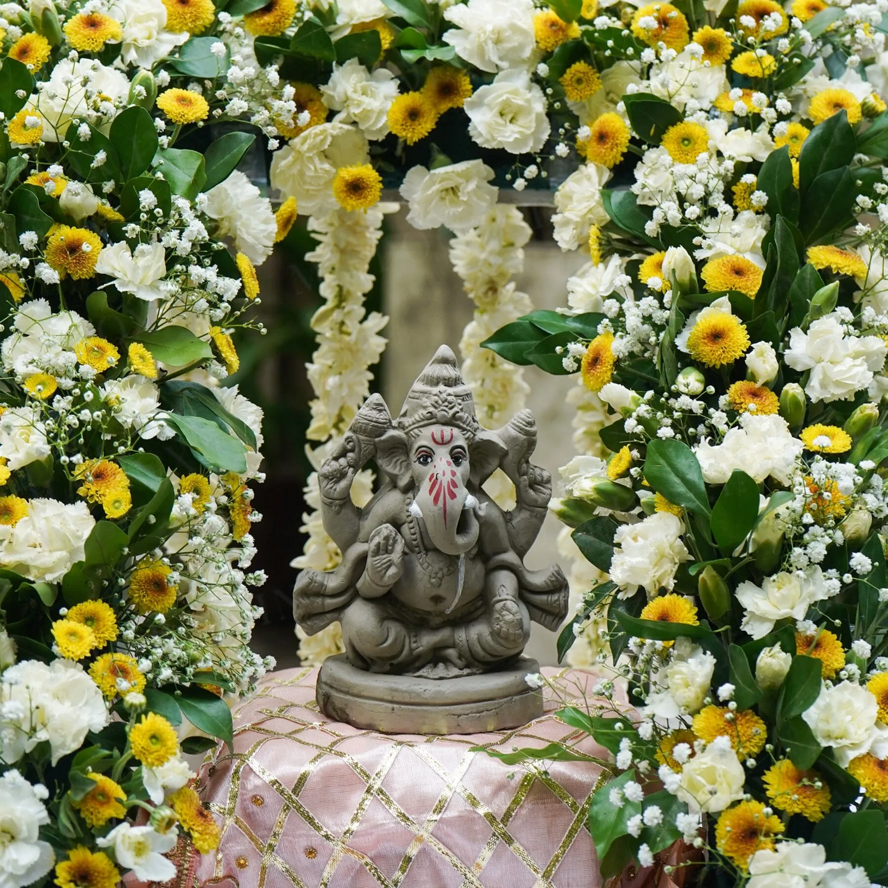 6INCH Vibhave Eco-Friendly Ganpati | Plant-A-Ganesha