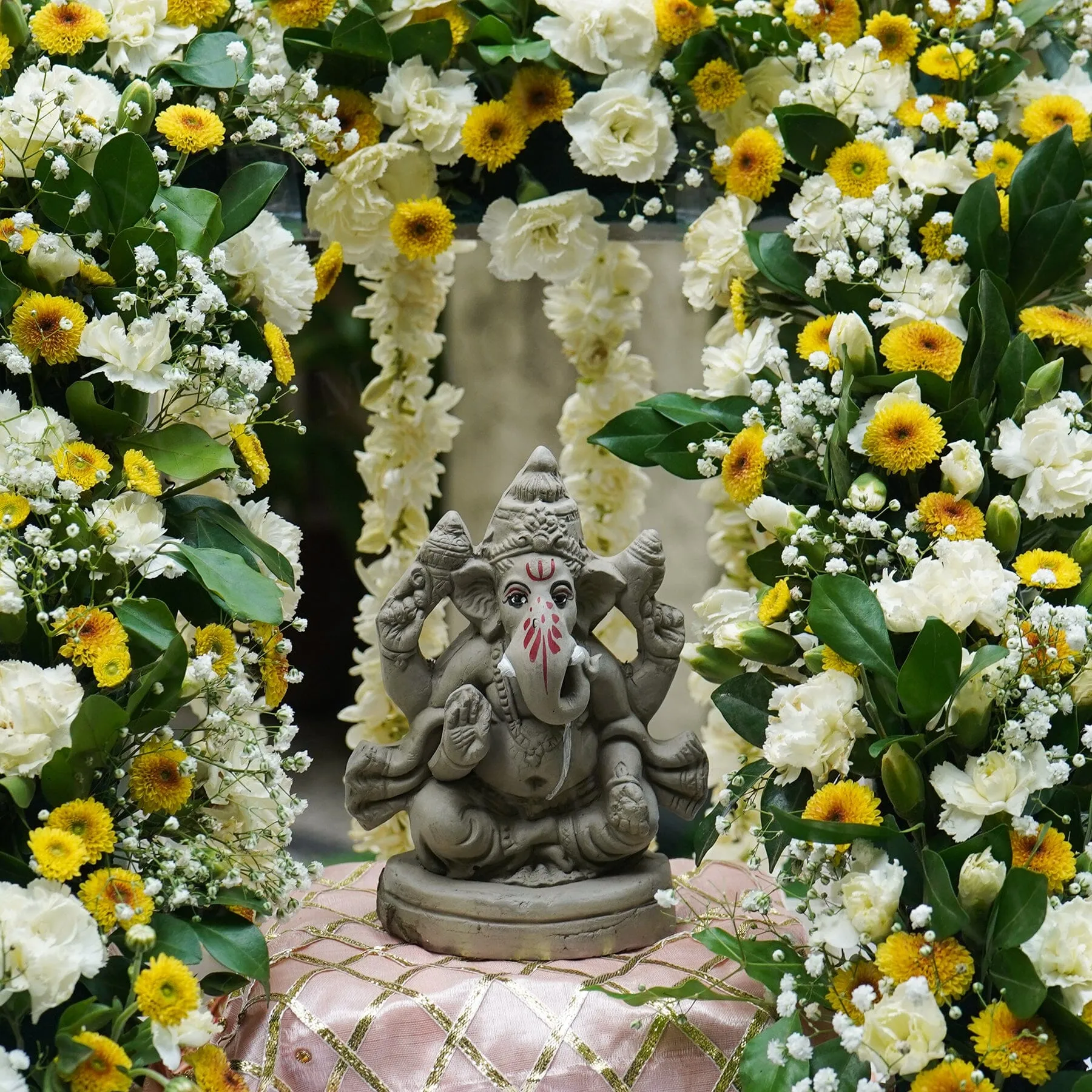 6INCH Vibhave Eco-Friendly Ganpati | Plant-A-Ganesha