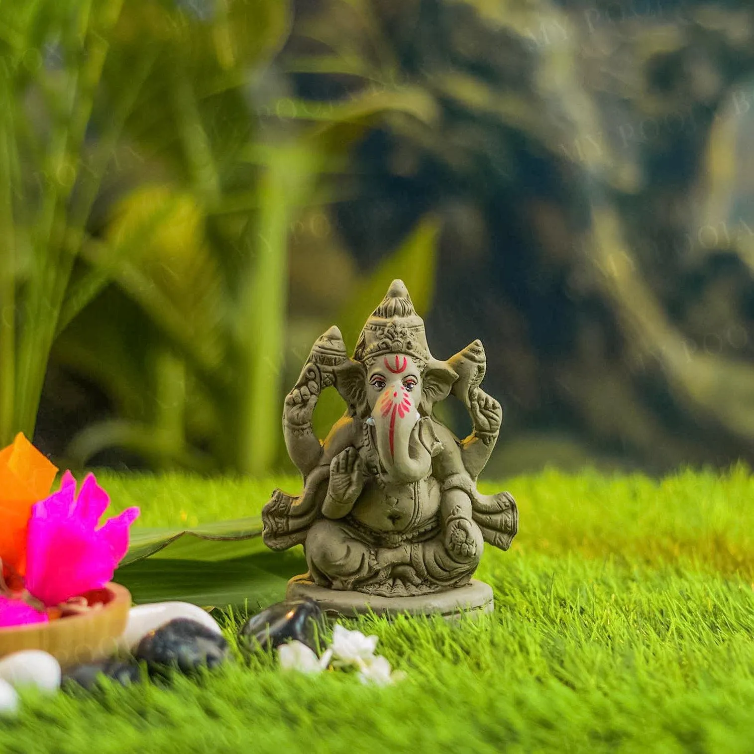 6INCH Vibhave Eco-Friendly Ganpati | Plant-A-Ganesha