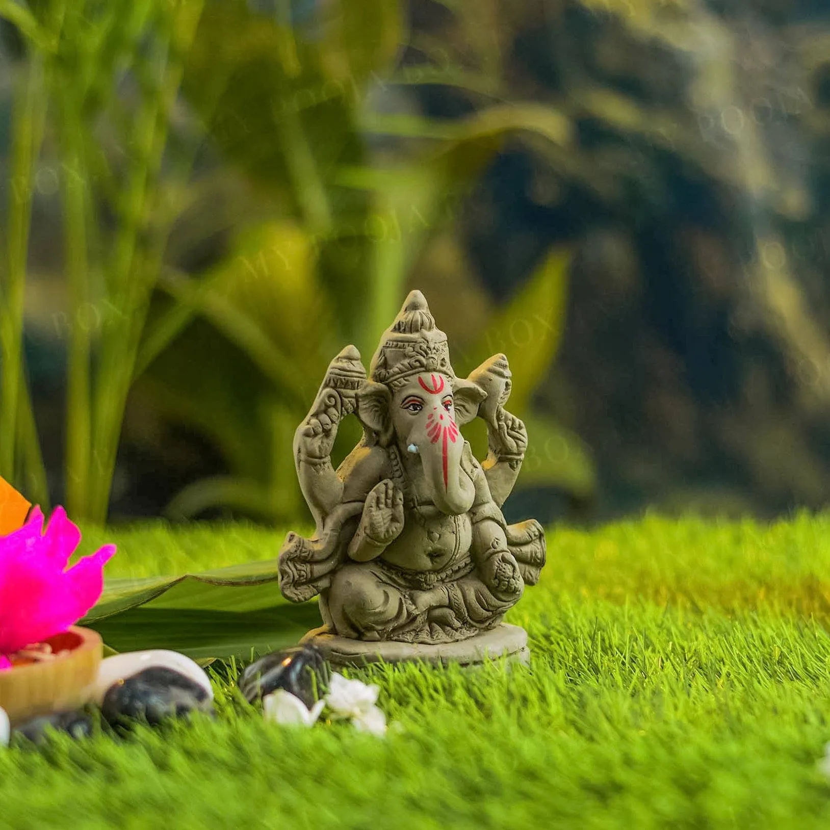 6INCH Vibhave Eco-Friendly Ganpati | Plant-A-Ganesha