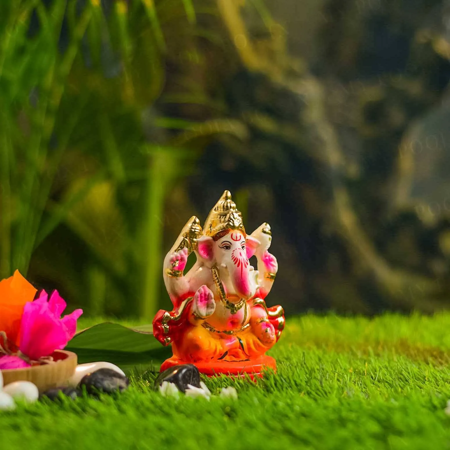 6INCH Vibhave Eco-Friendly Ganpati | Plant-A-Ganesha