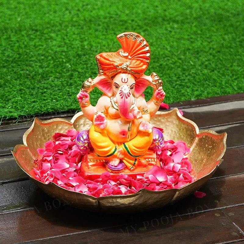 8INCH Bhuvanpati Eco-Friendly Ganpati | Plant-A-Ganesha