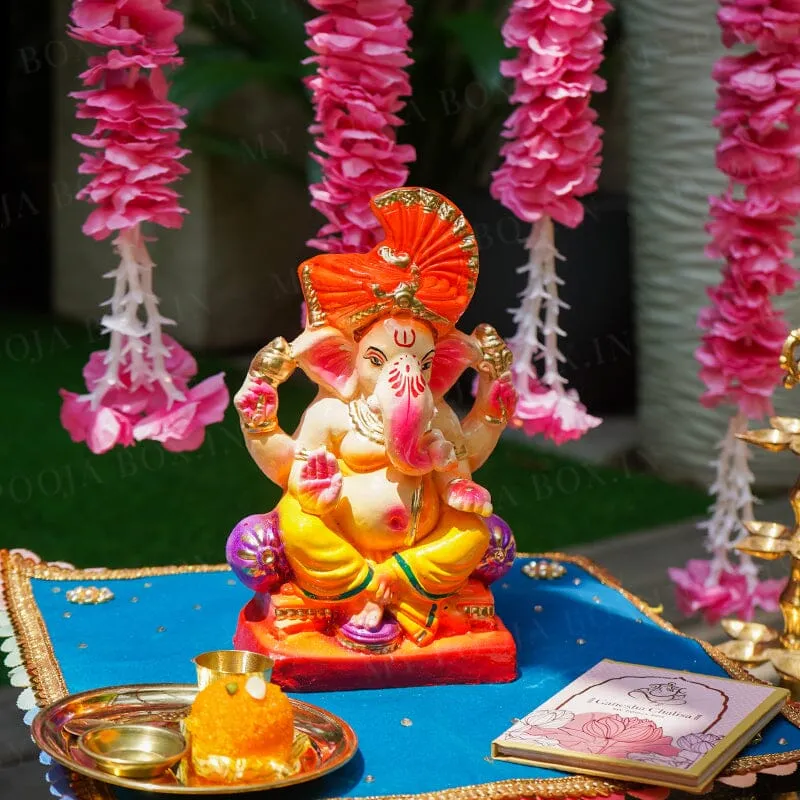 8INCH Bhuvanpati Eco-Friendly Ganpati | Plant-A-Ganesha