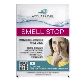 ACQUATRAVEL SMELL STOP BUSTINA ELIMINA CATTIVI ODORI PER ACQUE GRIGIE