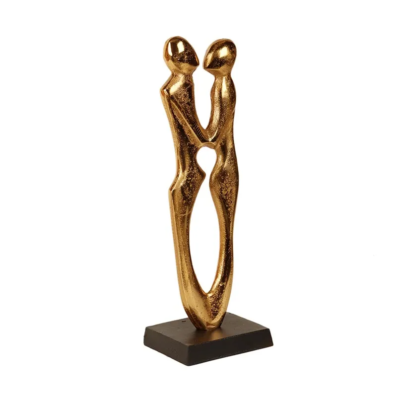 Aluminium Decorative Couple Statue | Multiple Colors