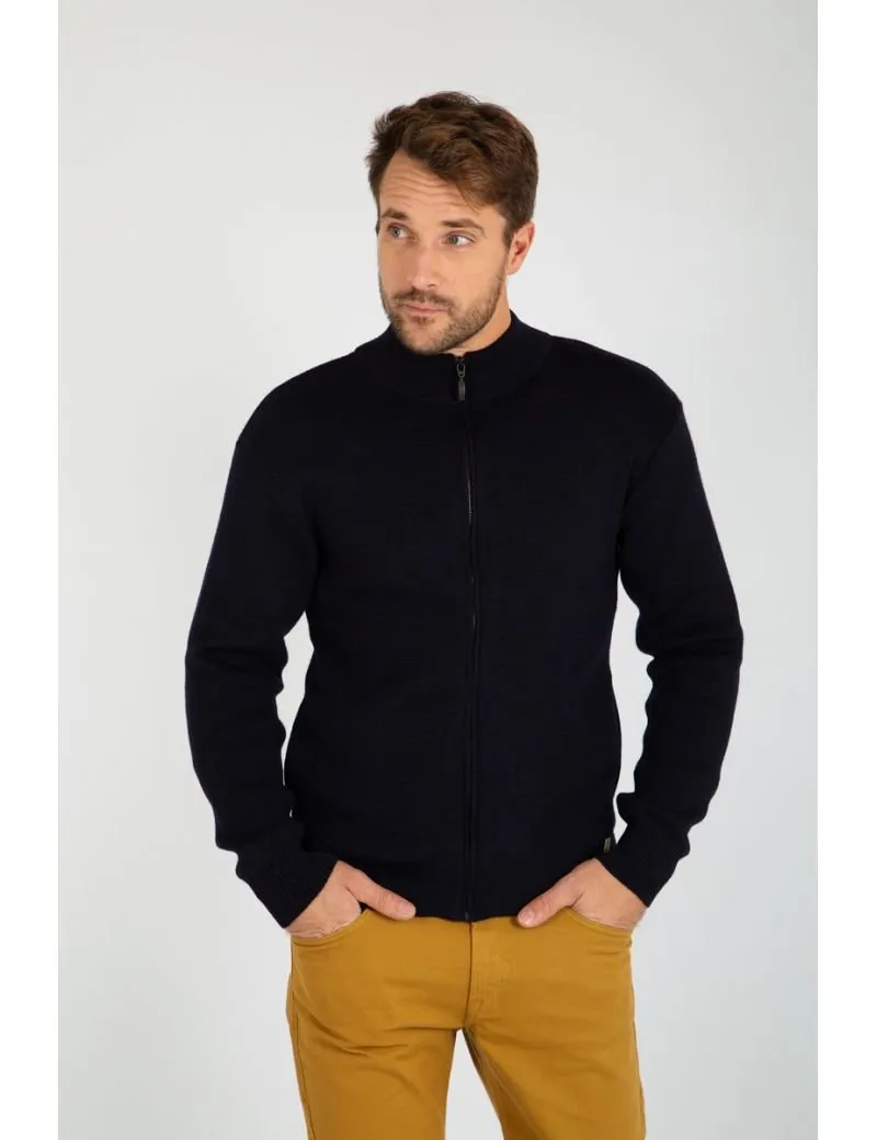 Armor-Lux - Plouescat - Cardigan de Laine Zippé Heritage