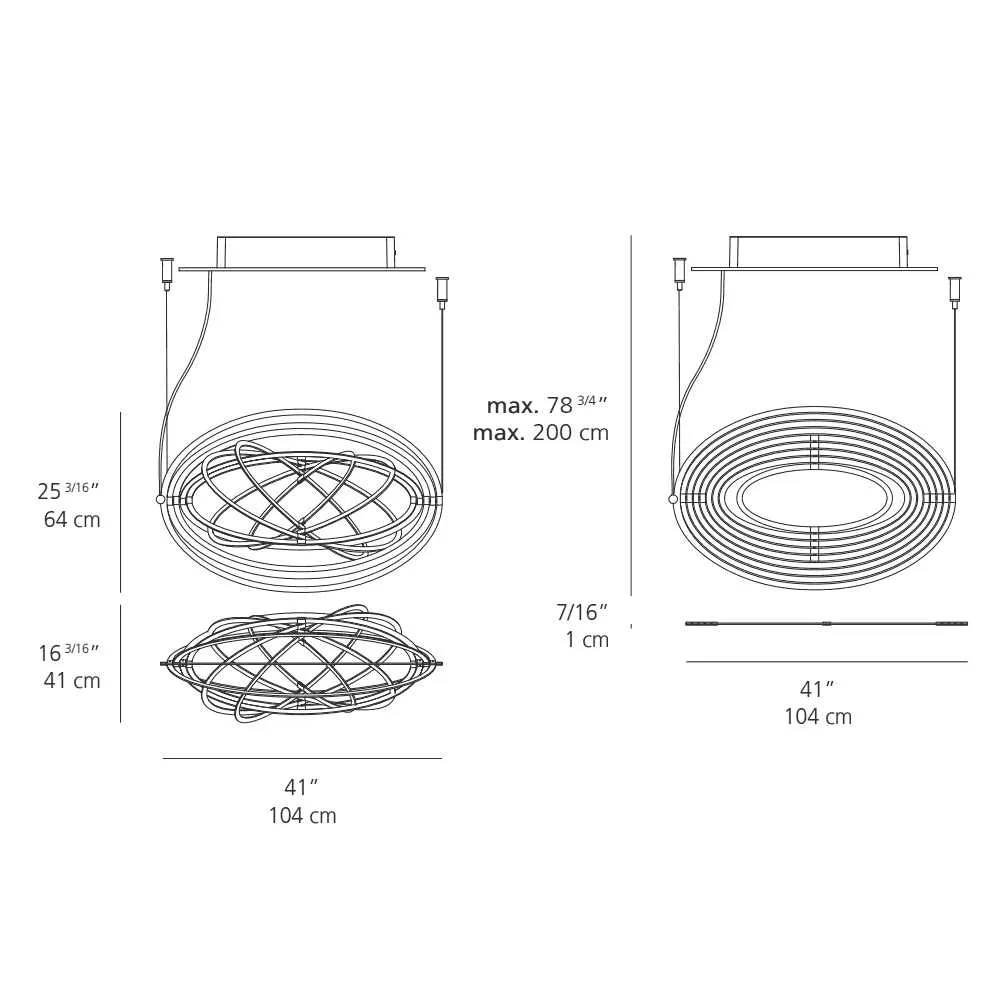 Artemide Copernico suspension lamp LED