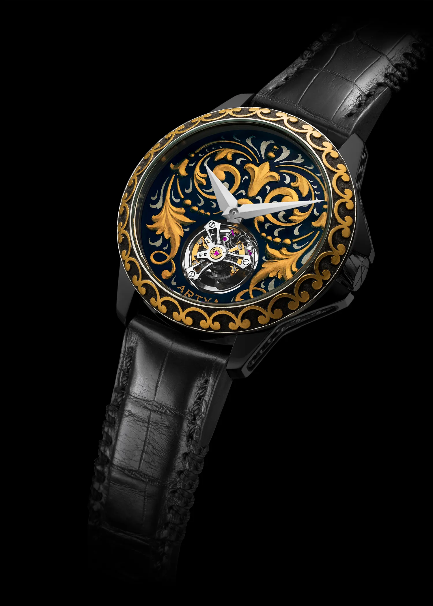 ArtyA Sculpted Gold Tourbillon