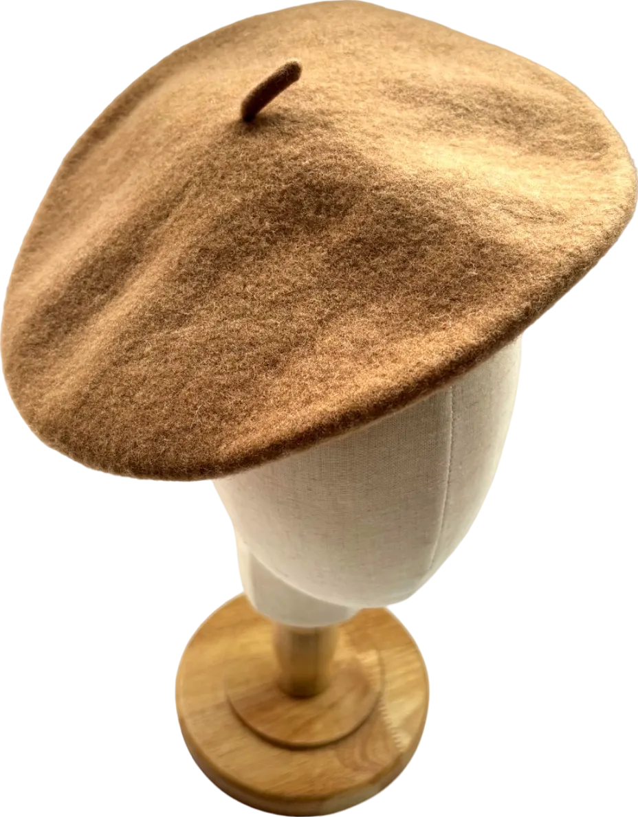 ASOS Beige Wool Beret One Size