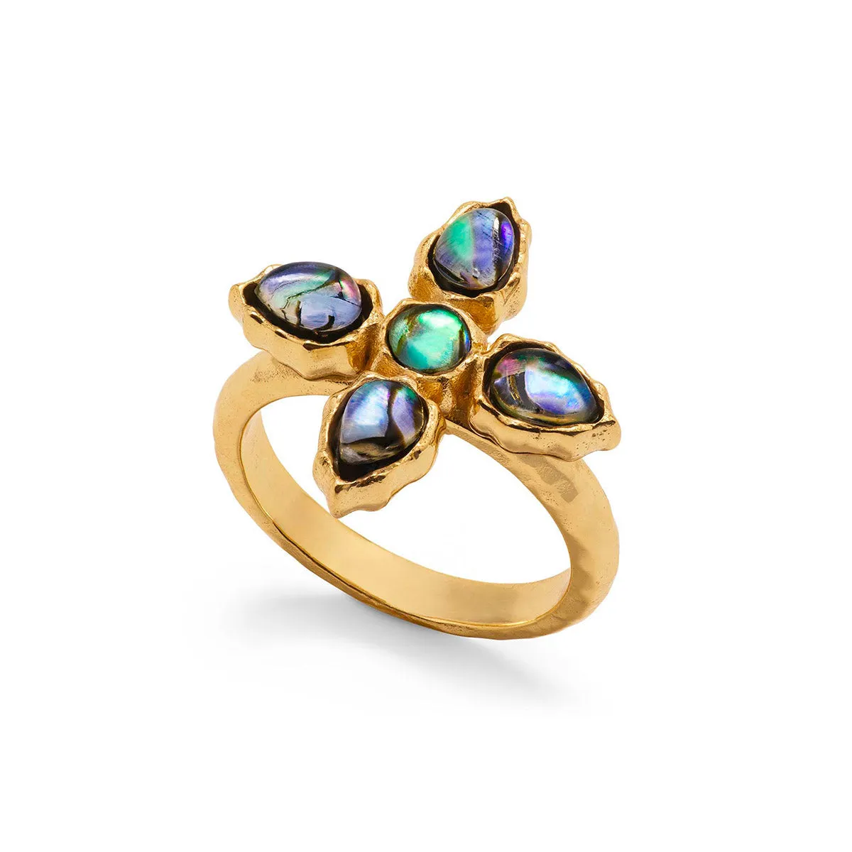 Aurora Ring, Size 7- Abalone