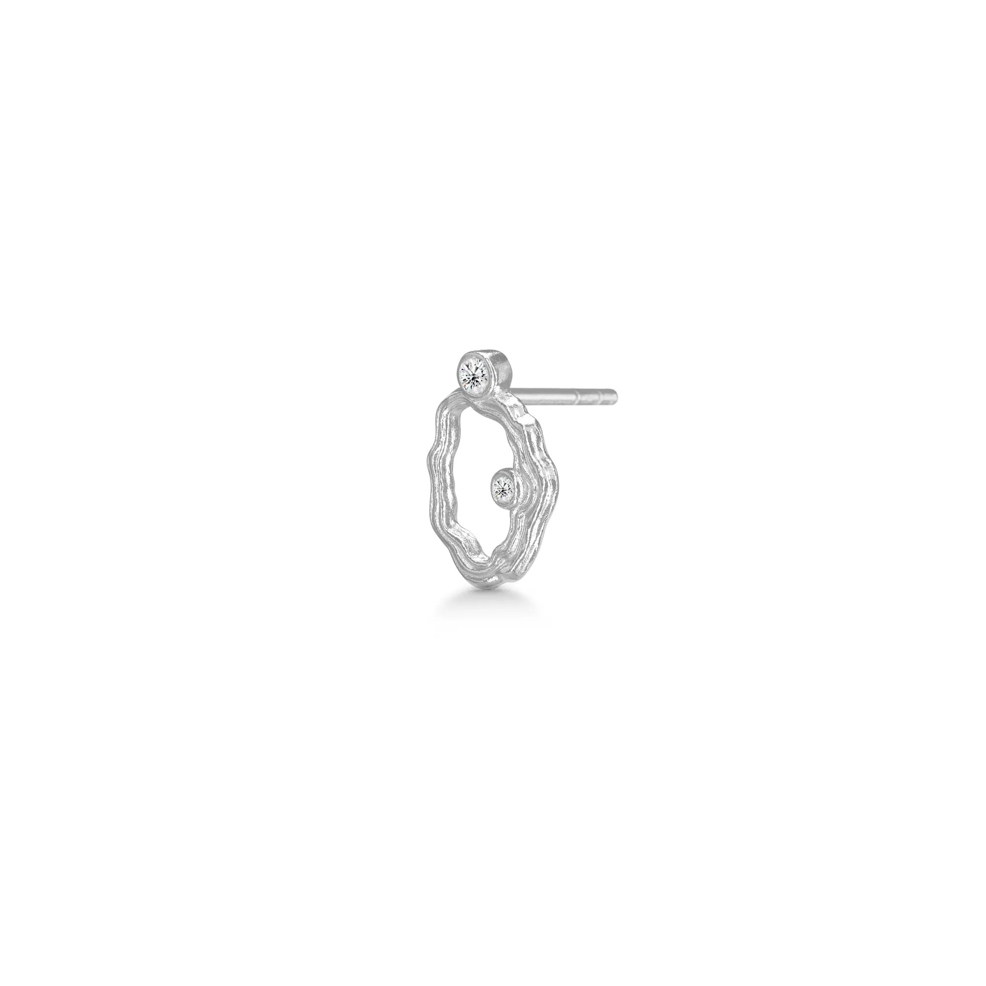 Aurora Silver Earring w. Zirconia