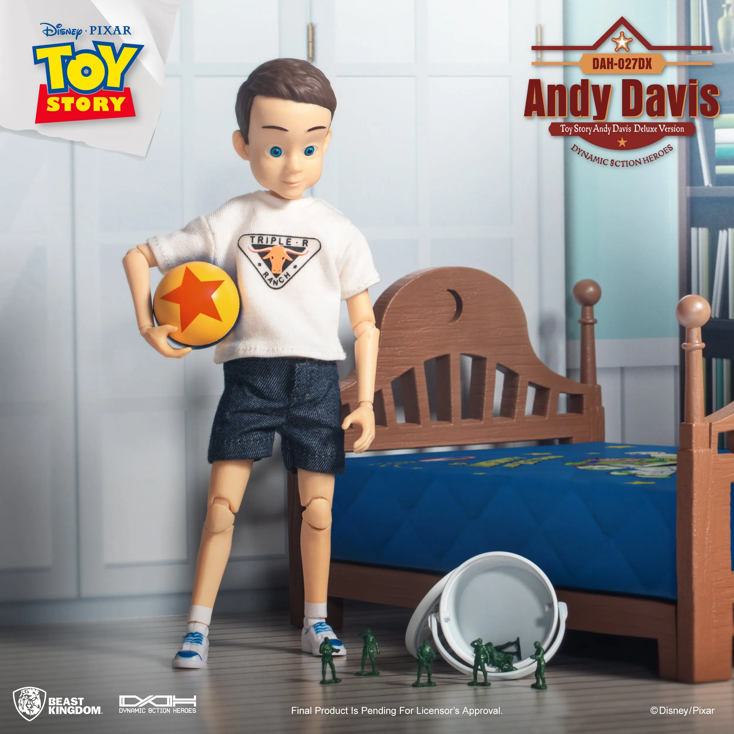 Beast Kingdom DAH-027DX Disney Pixar TOY STORY Andy Davis 1:9 Scale Dynamic 8ction Heroes Action Figure