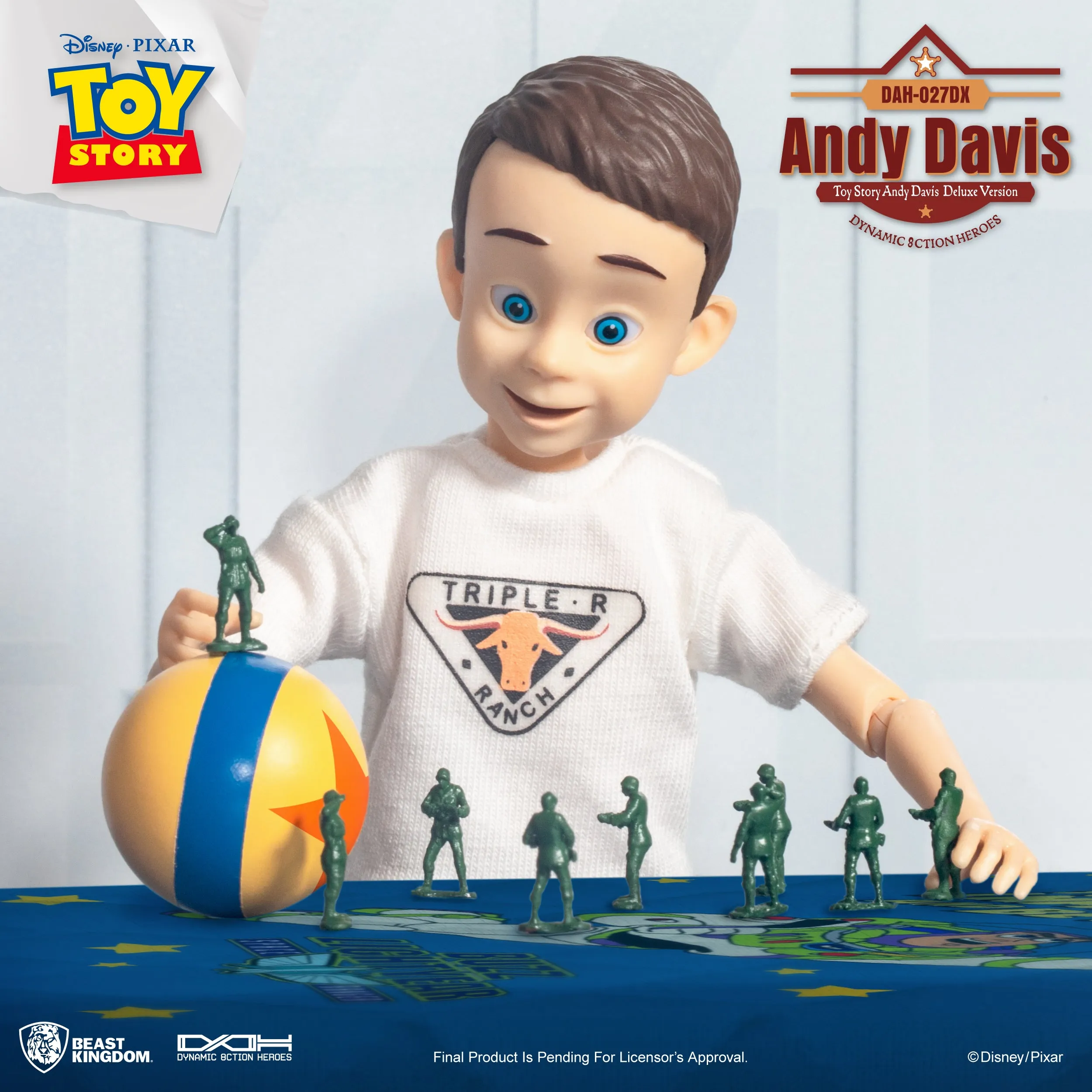 Beast Kingdom DAH-027DX Disney Pixar TOY STORY Andy Davis 1:9 Scale Dynamic 8ction Heroes Action Figure