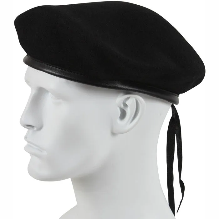 Black - GI Style Beret