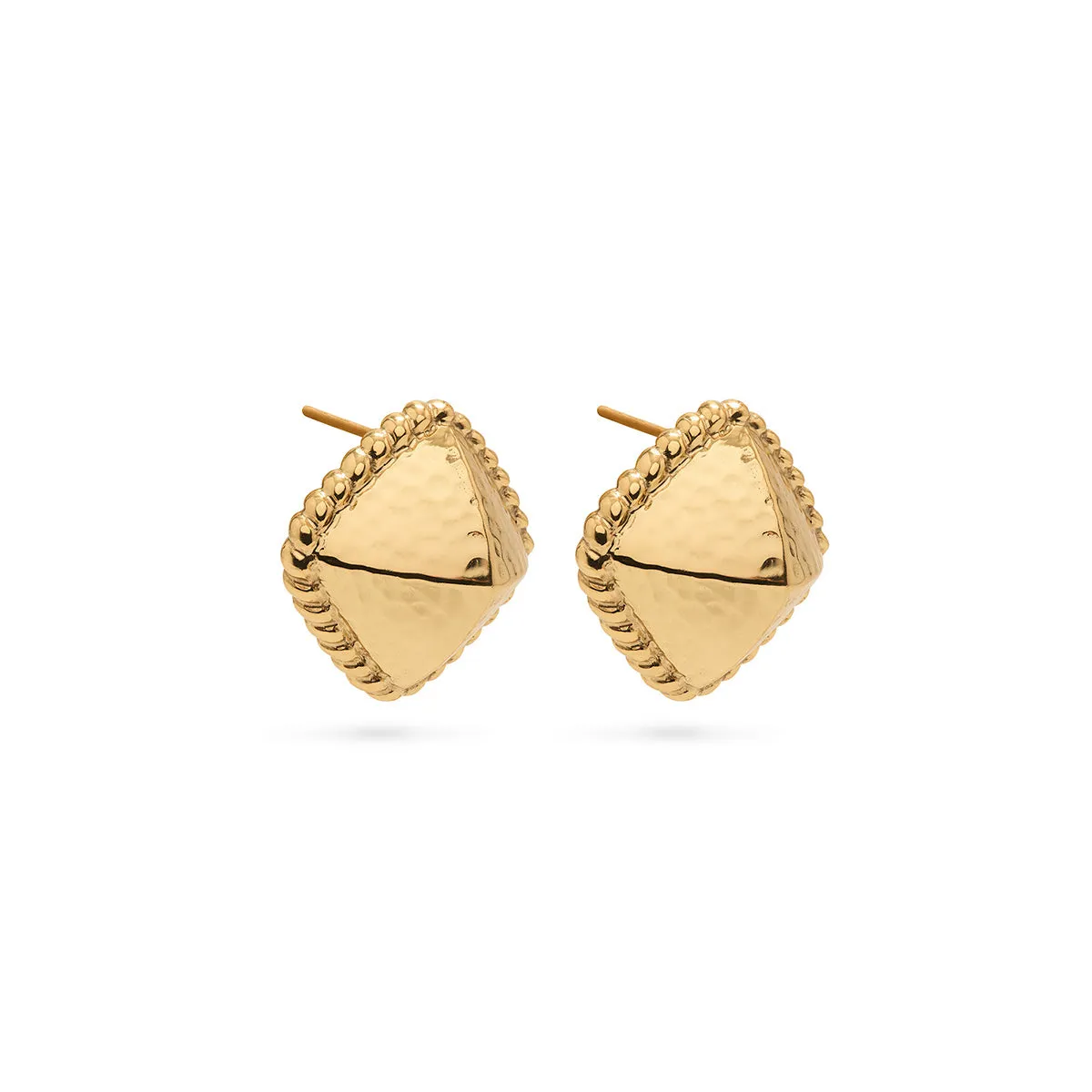 Blandine Clip Earrings - Gold