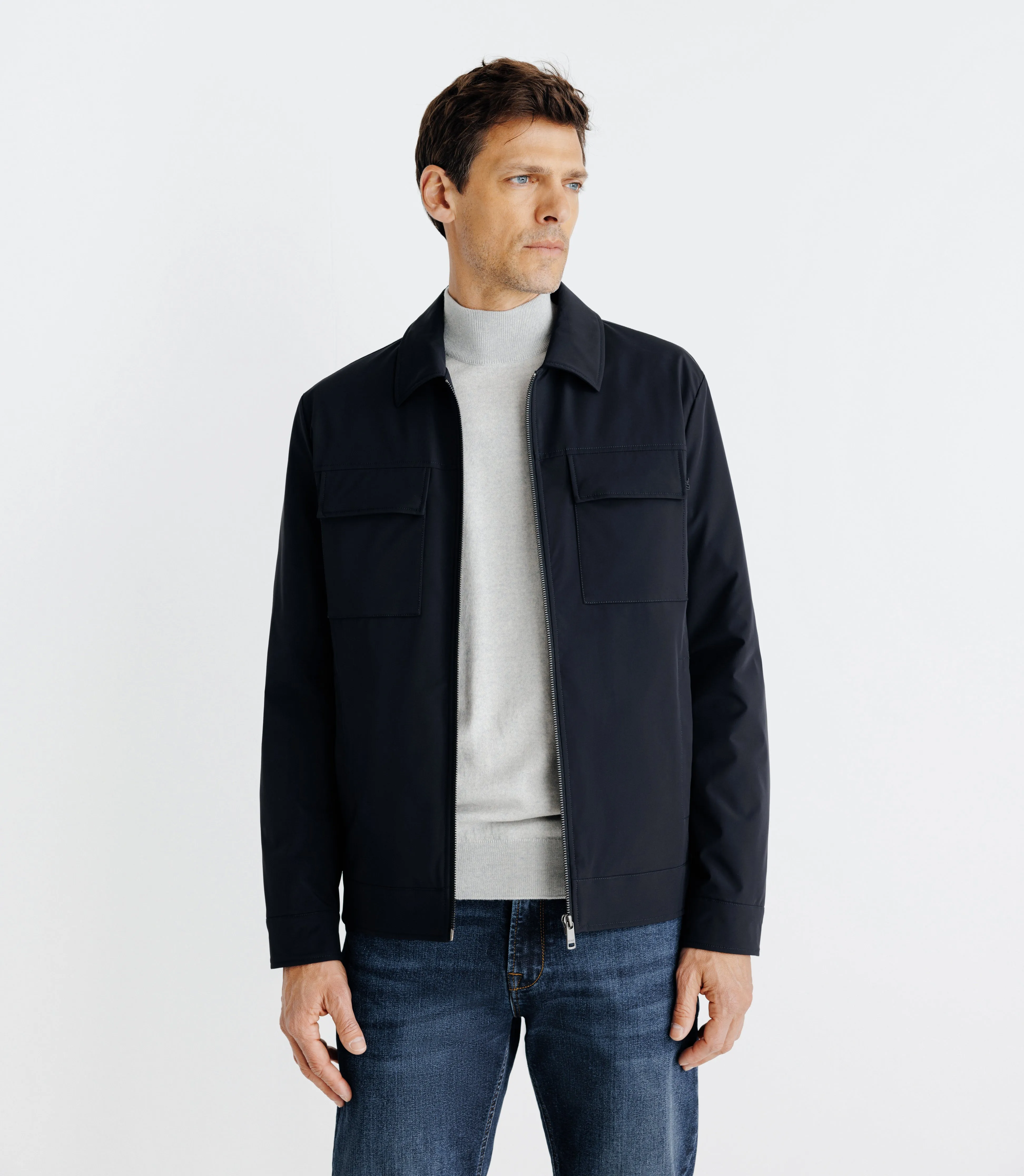 Blouson léger marine