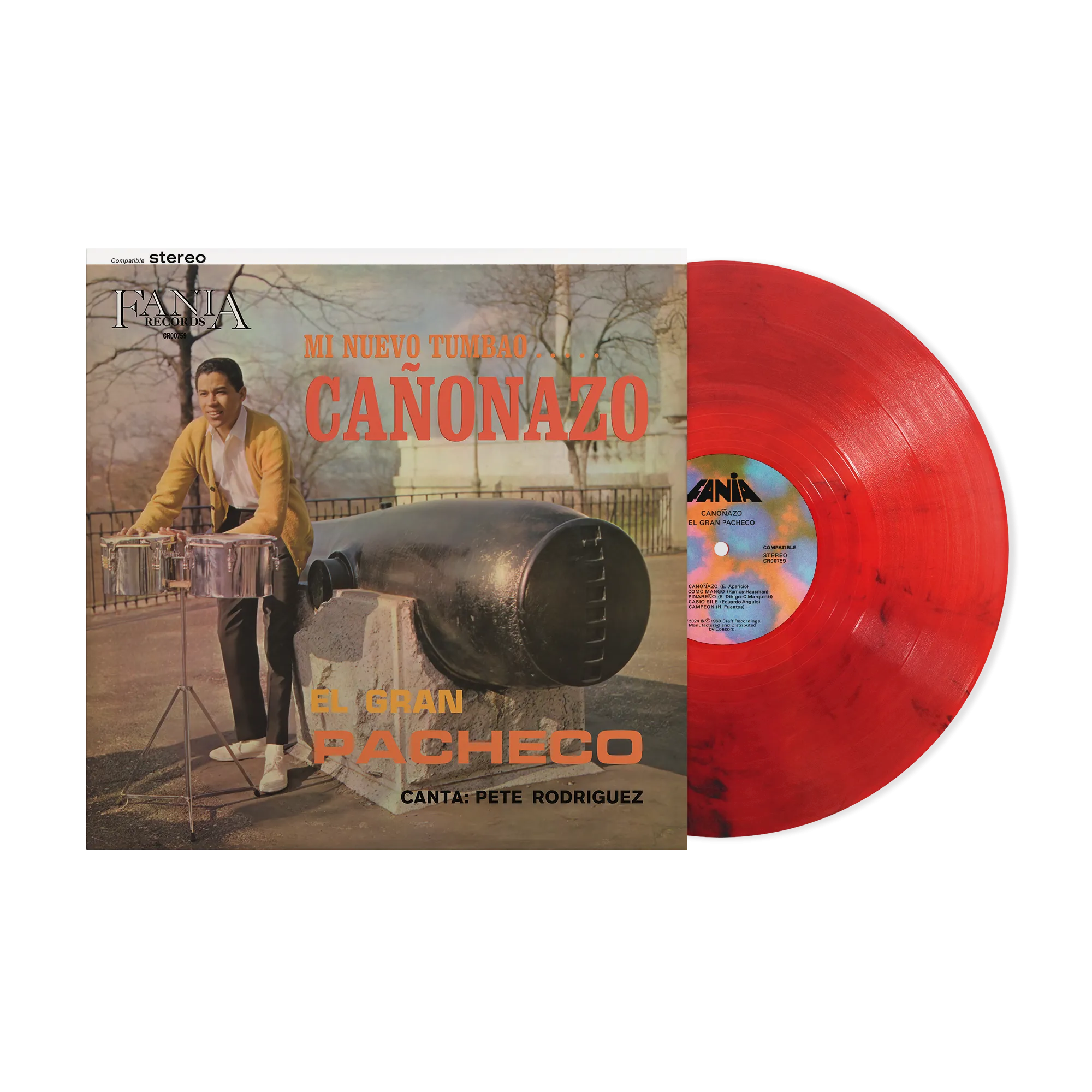 Cañonazo (180G Red Smoke LP – Fania Exclusive)   Fania Crew Neck Black T-Shirt (Wacko Maria)