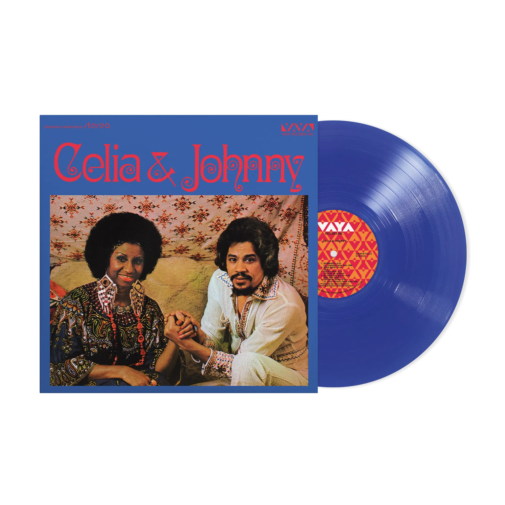 CELIA & JOHNNY (180G AZUL REAL COLOR LP – FANIA EXCLUSIVE)