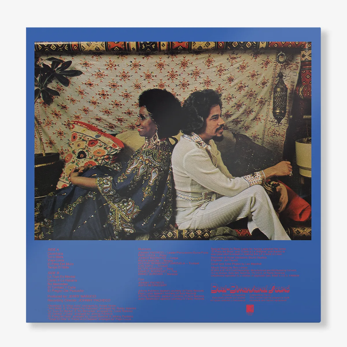 CELIA & JOHNNY (180G AZUL REAL COLOR LP – FANIA EXCLUSIVE)