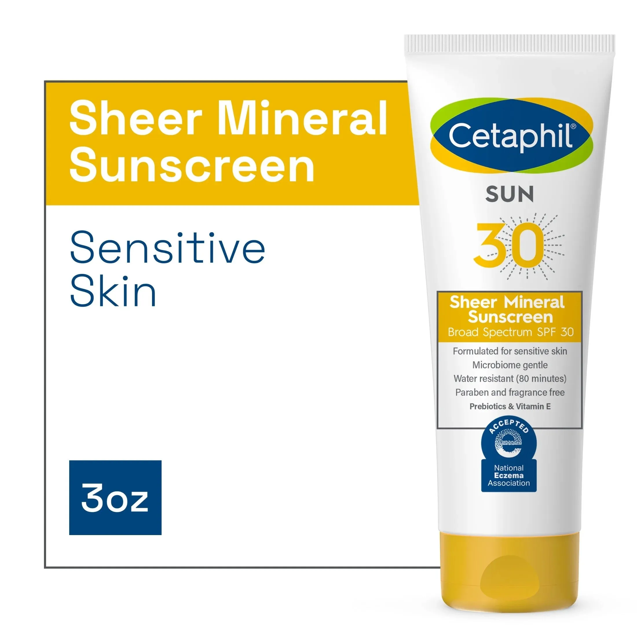 Cetaphil Sheer Mineral for Face & Body Sunscreen Lotion SPF30  & Sunscreen Stick SPF50