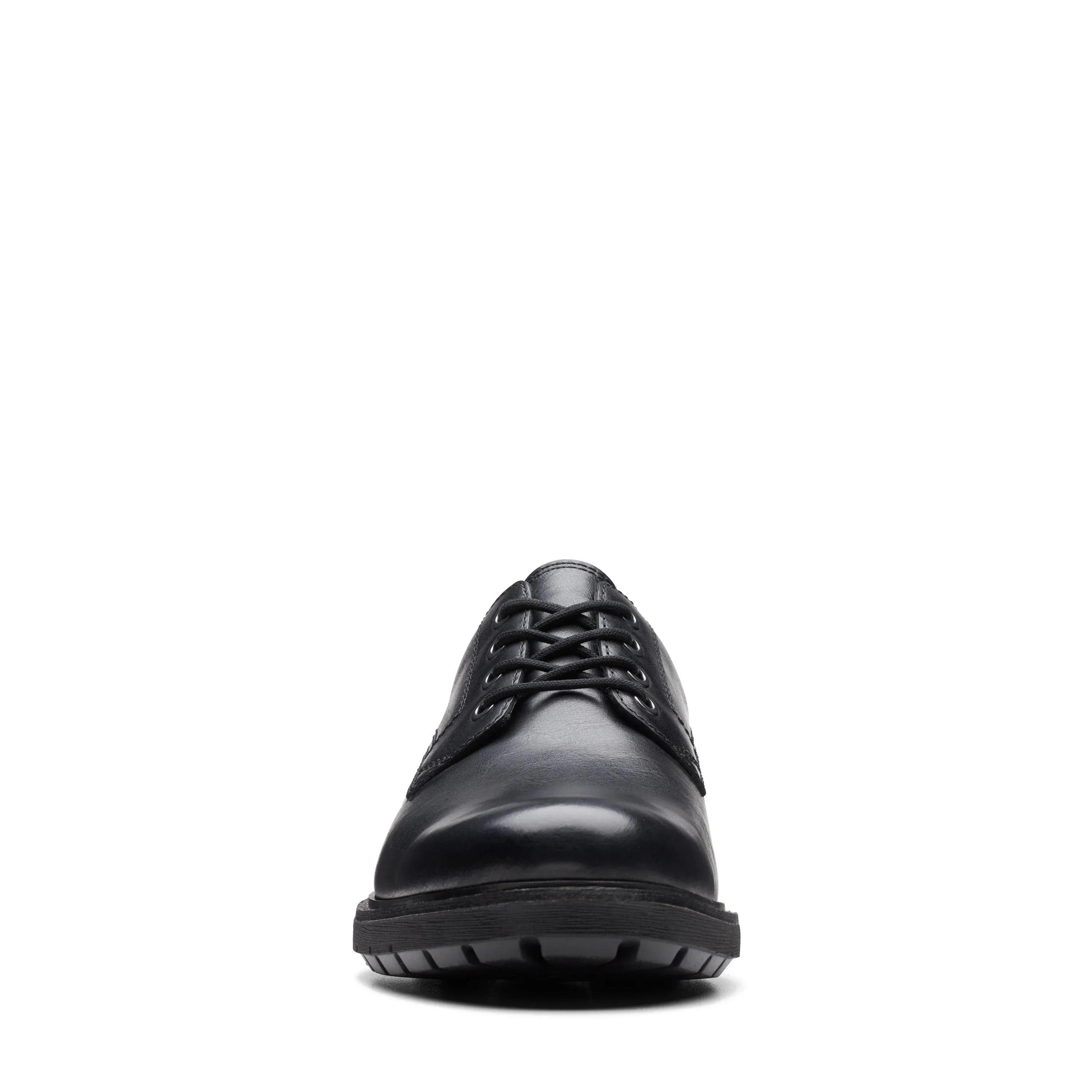 CLARKS | ZAPATOS CASUAL HOMBRE | BATCOMBE TIE BLACK LEATHER | NEGRO