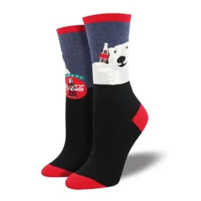 Coca-Cola Polar Bear Cheers Women's Socks