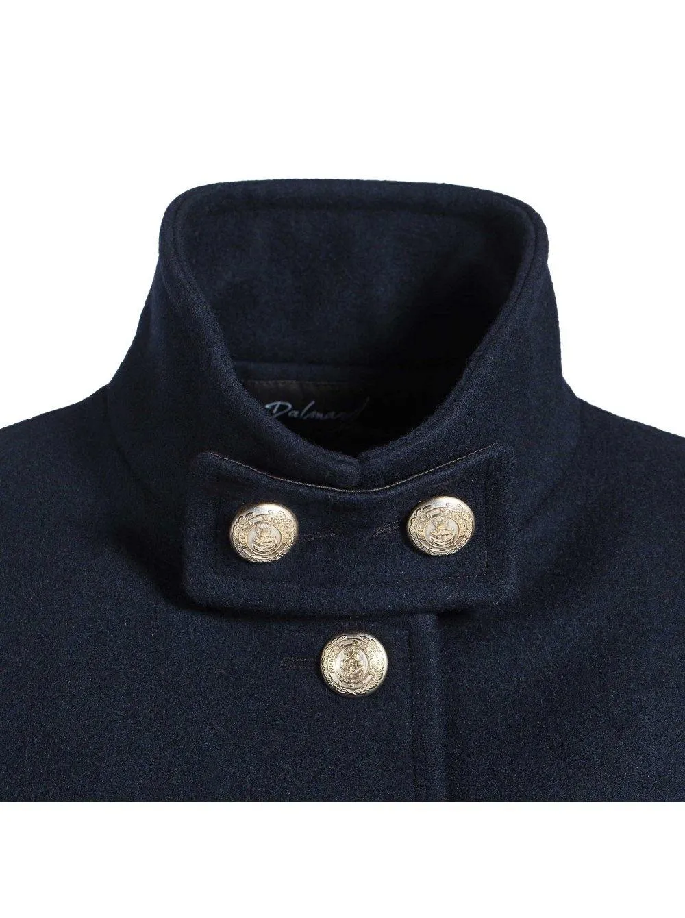 Dalmard Marine - Brighton - Manteau long de laine pour femme