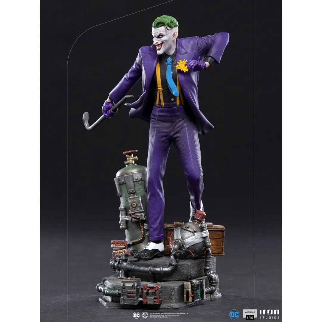 DC Comics The Joker 1/10th Scale Deluxe Statue by Iron Studios