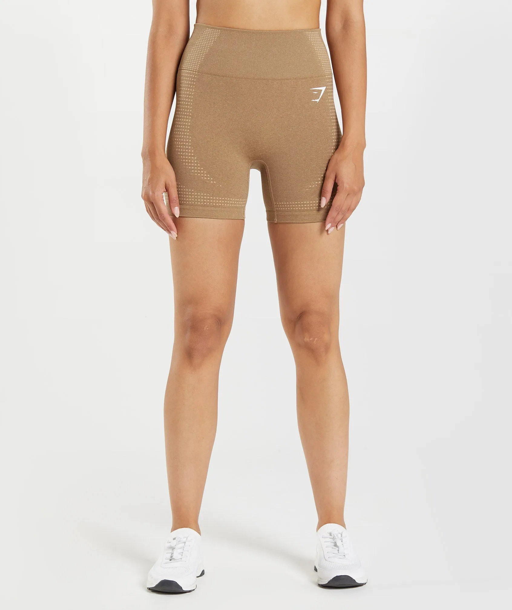 DNU Gymshark Vital Seamless 2.0 Shorts - Fawn Marl