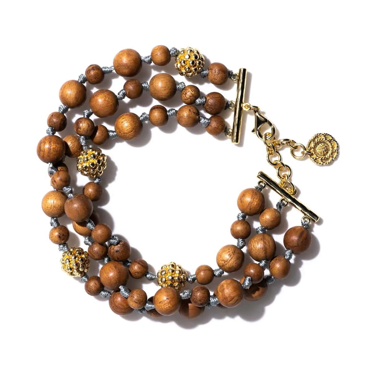 Earth Goddess Beads Bracelet - Teak