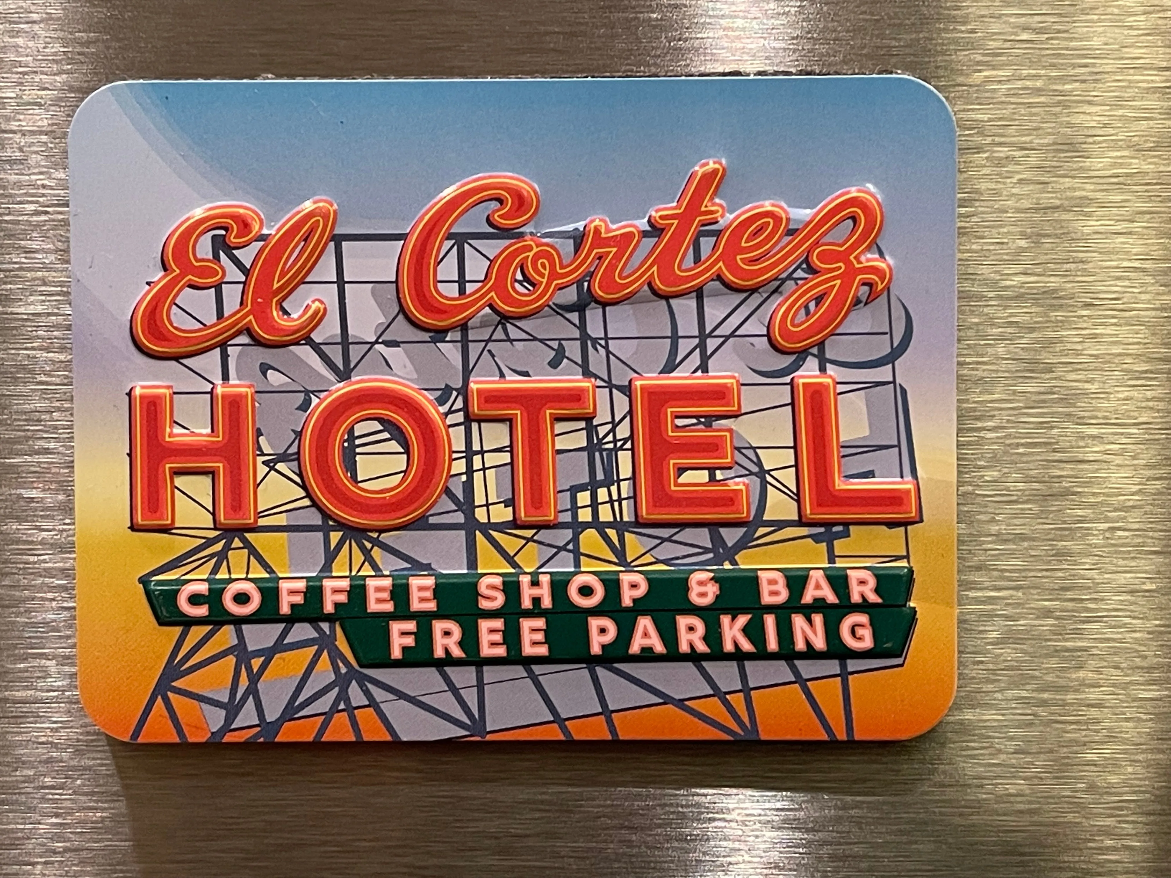 El Cortez Neon Sign Magnet