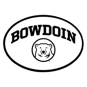 Euro Style Auto Decal with Bowdoin Bear Medallion