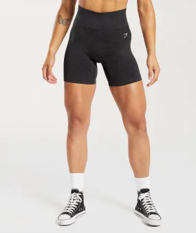 Gymshark Adapt Pattern Seamless Shorts - Black/Graphite Grey