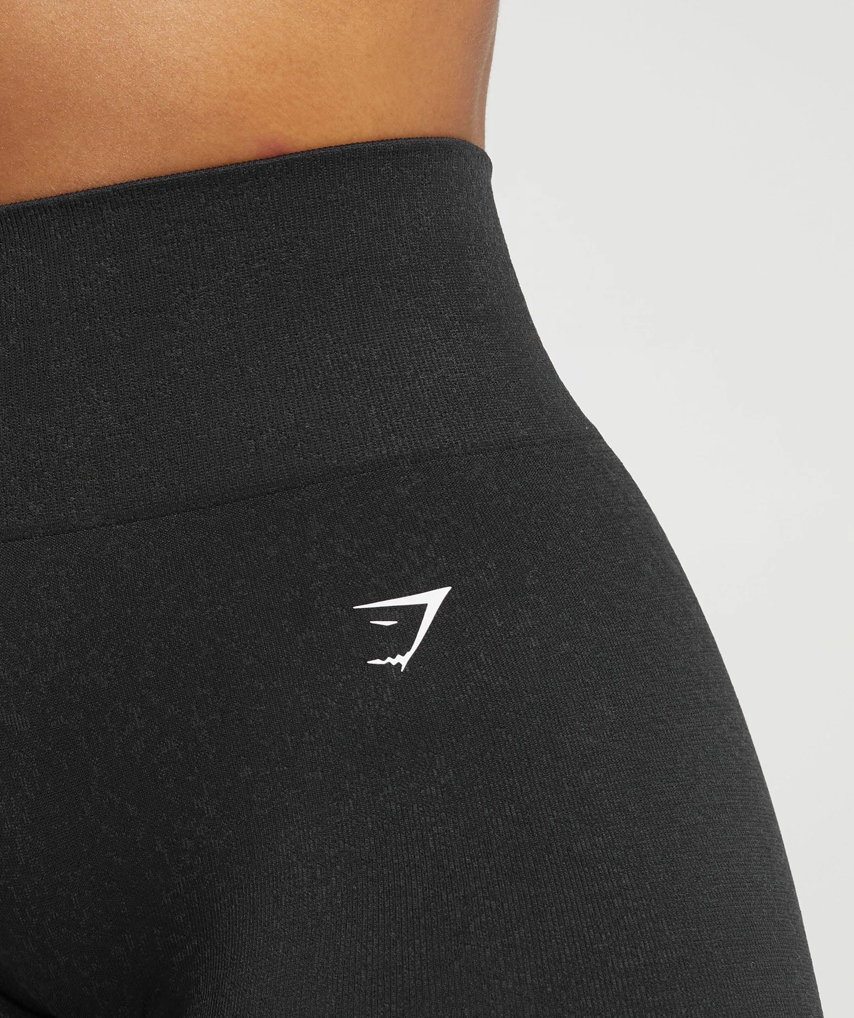 Gymshark Adapt Seamless Fleck Shorts - Black/Smokey Grey