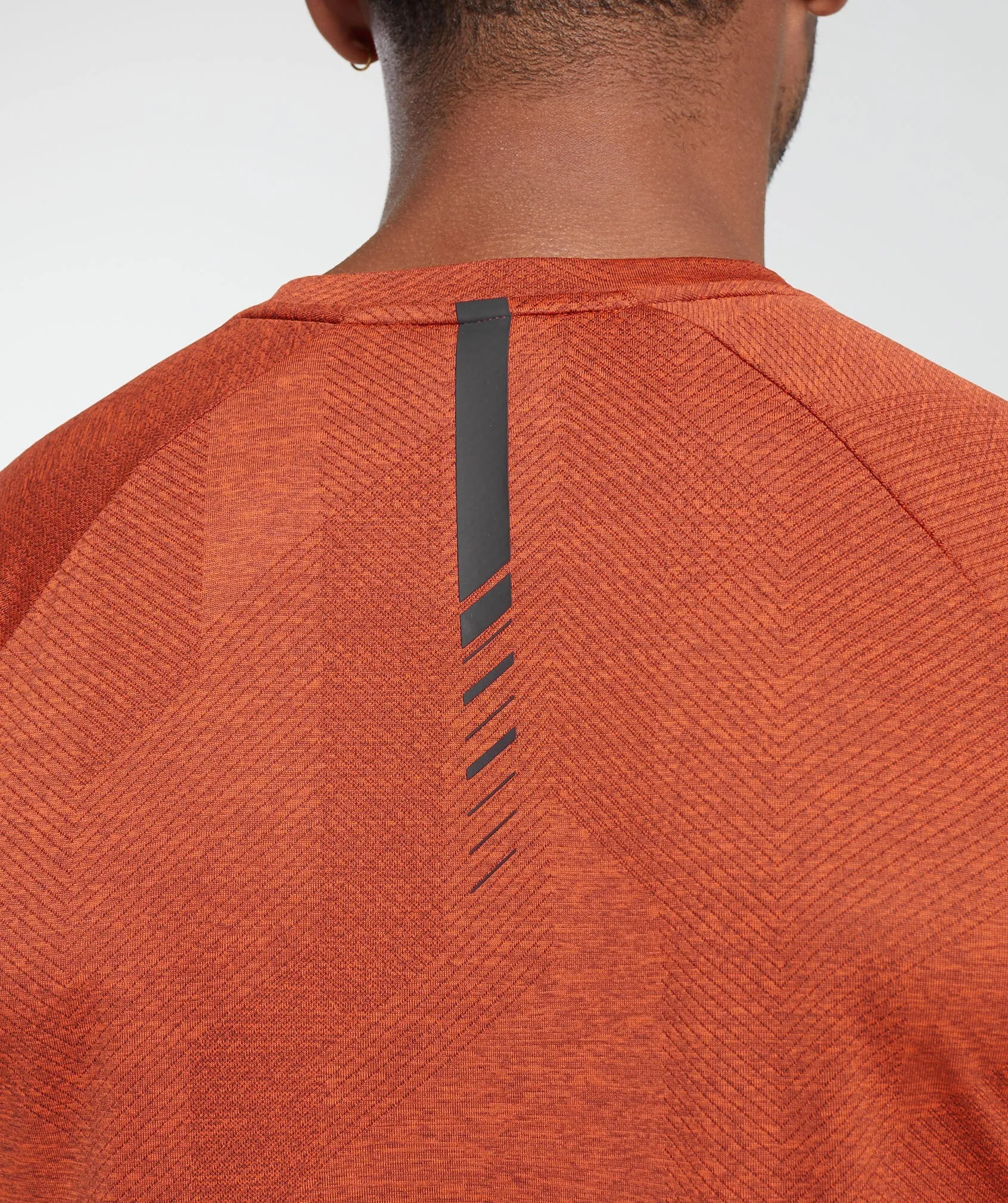 Gymshark Apex T-Shirt - Rust Orange/Rust Brown