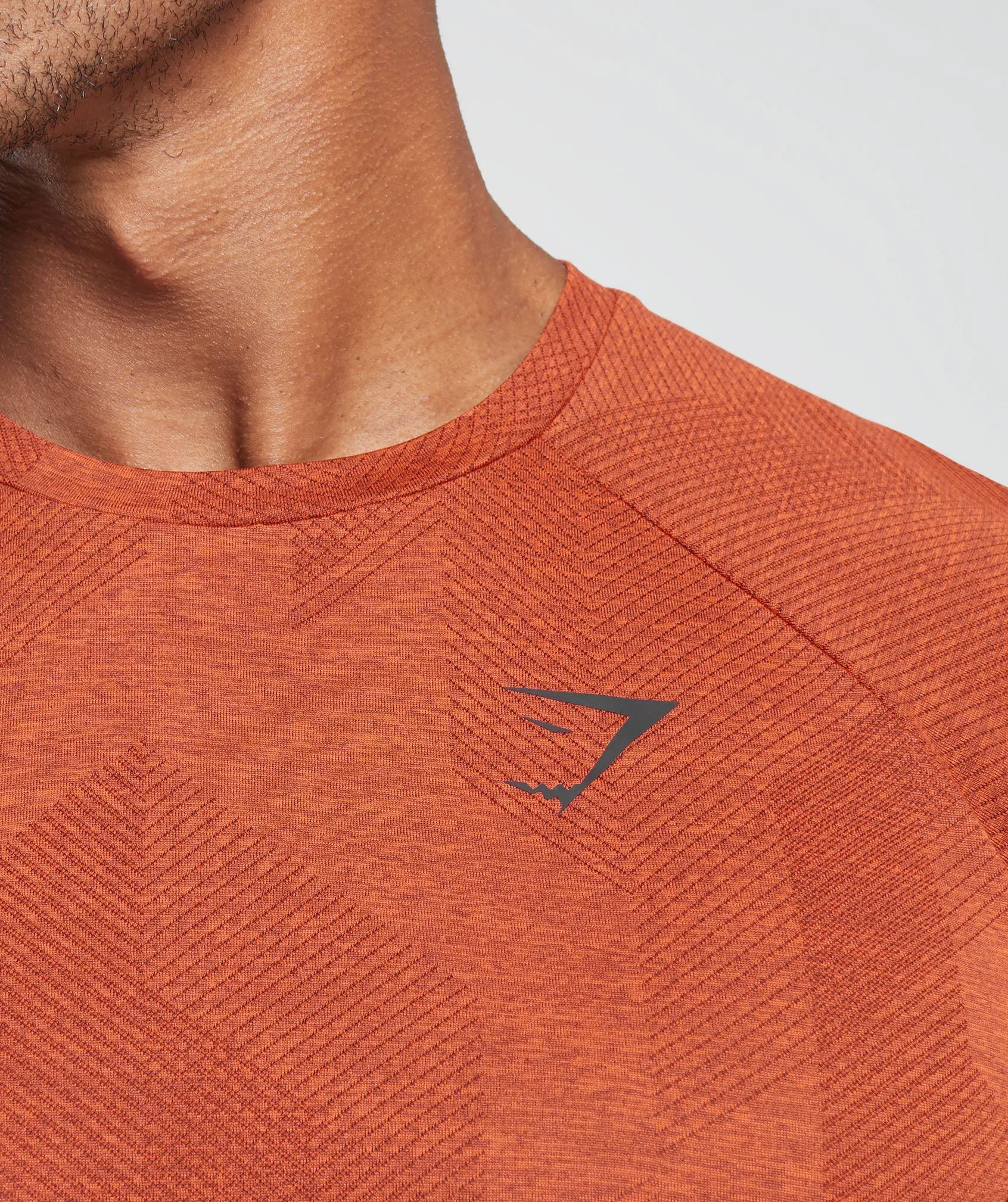 Gymshark Apex T-Shirt - Rust Orange/Rust Brown