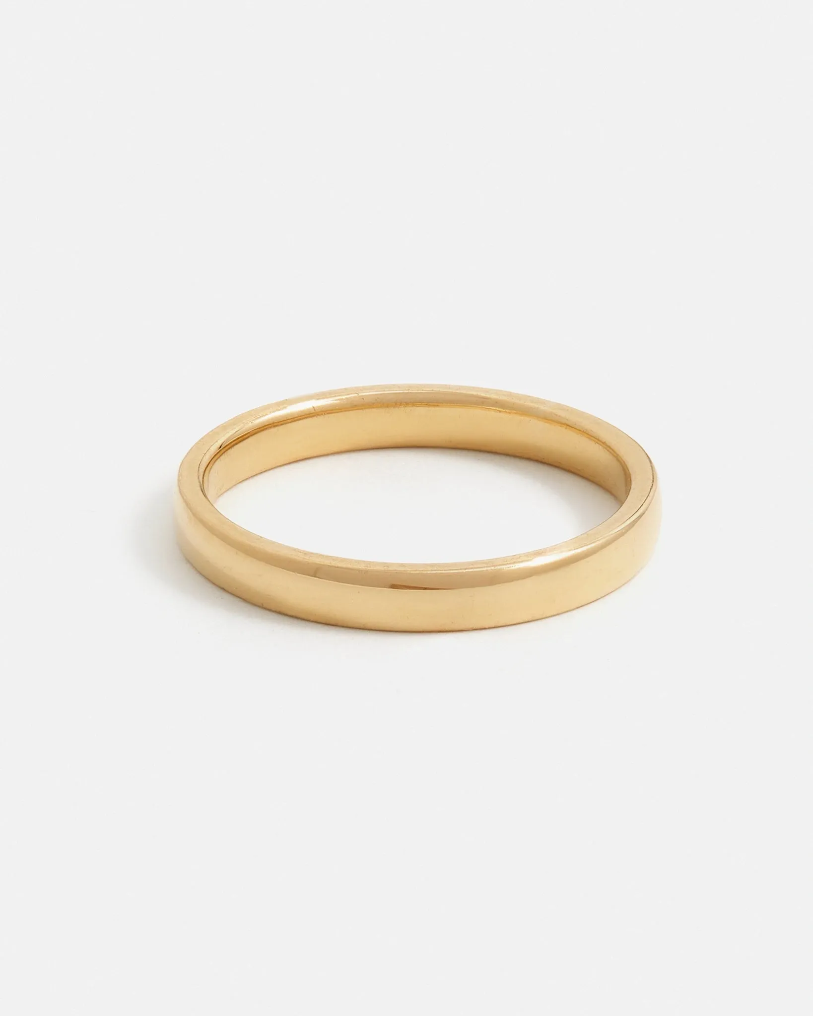 Half Round Band in 14k Gold 3mm