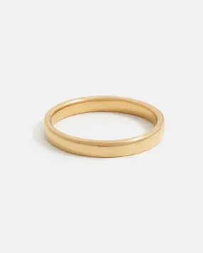 Half Round Band in 14k Gold 3mm